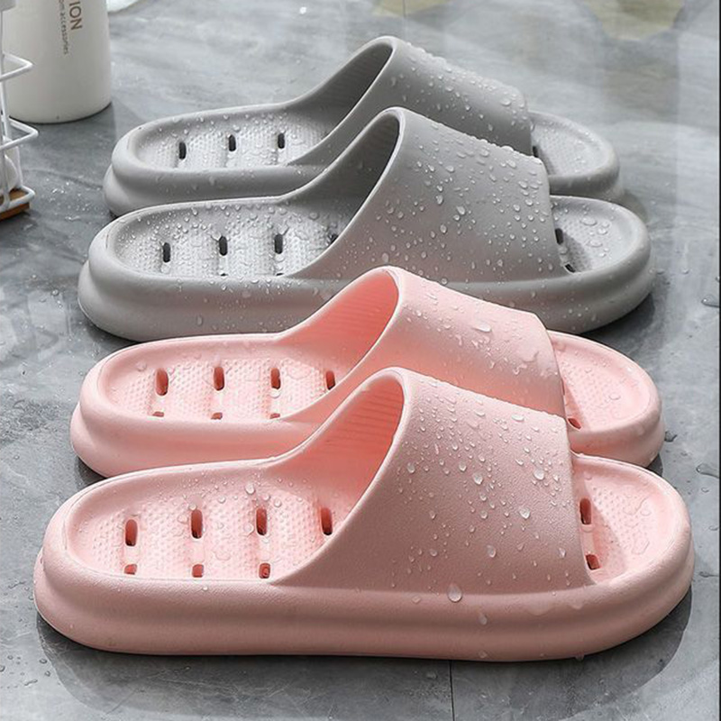 Women'S Shoes For Flat Feet - 中空EVA素材のバスルームシャワーサンダル、女性用ソフトソール、水漏れ防止、家庭用スライド、カップル用、滑り止め、夏用ビーチサンダルシューズ