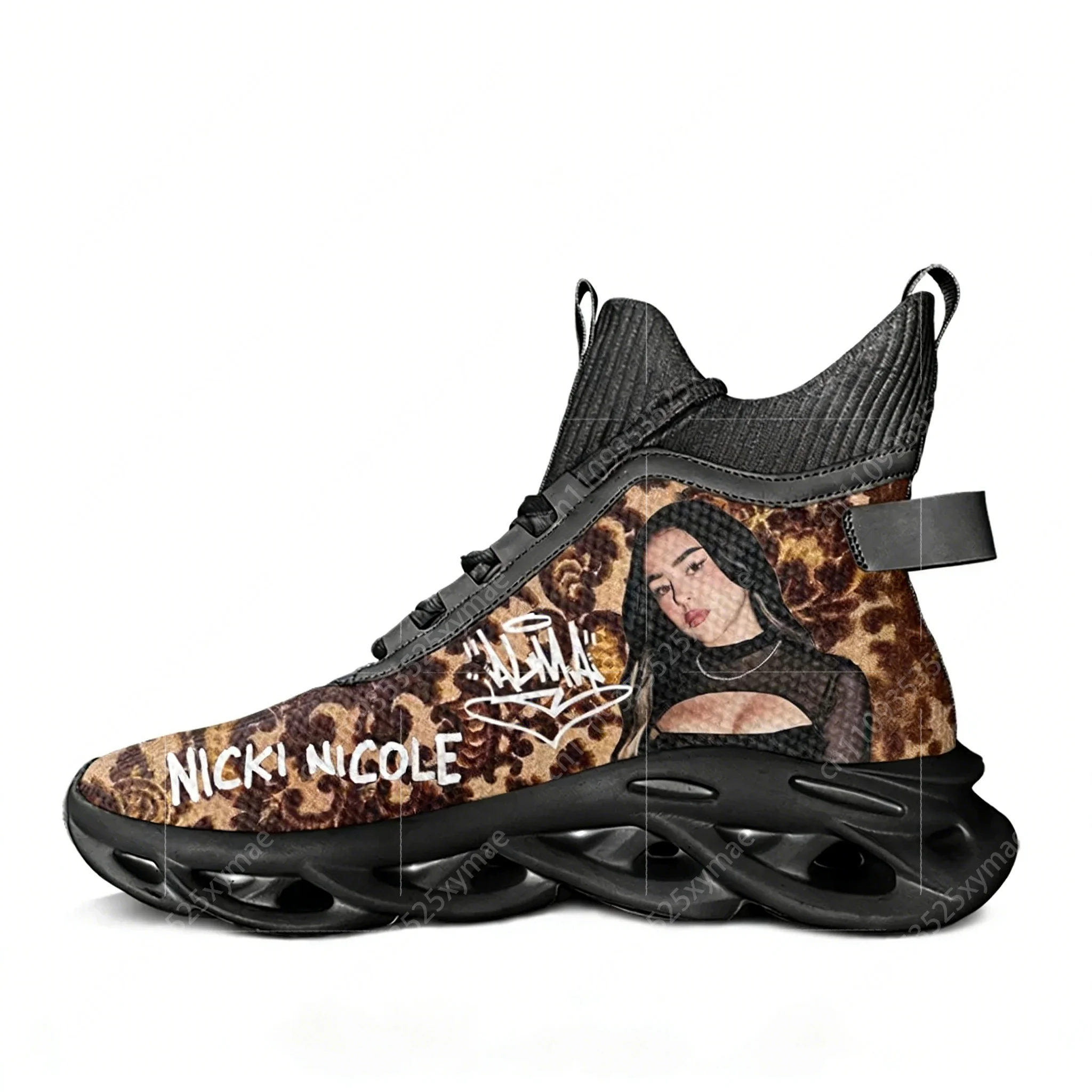 Women'S Shoes Hike - ニッキー・ニコール ヒップホップラッパー ハイカットフラットスニーカー メンズ レディース ハイキングスニーカー