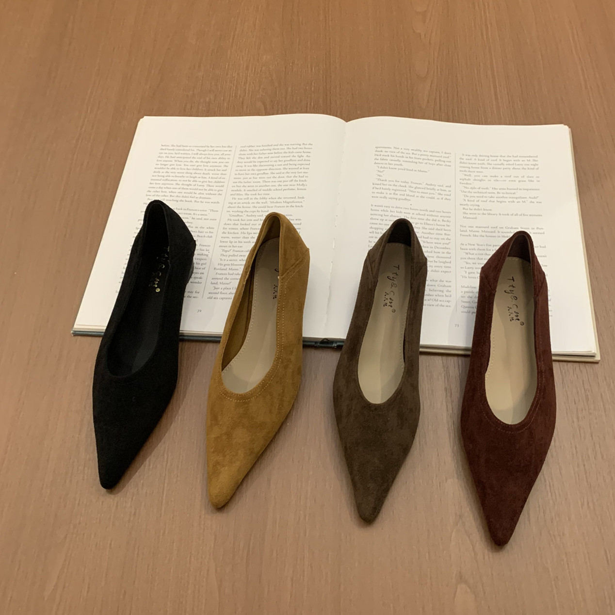 Women Shoes Brands - バイラモス 春の新作 レディース フラットシューズ ファッション 浅履き