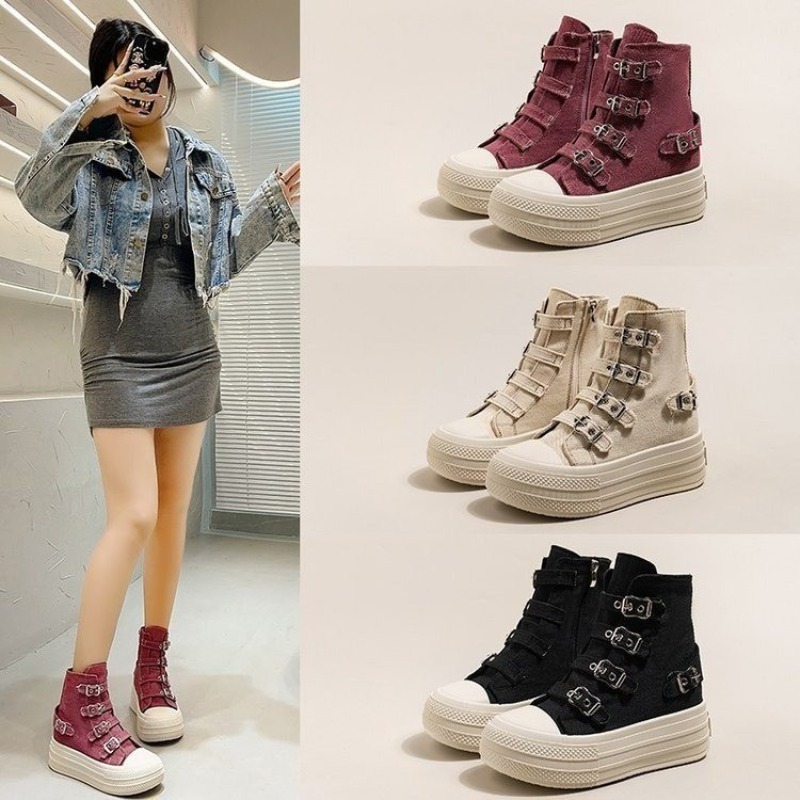 レディースシューズ 2025年春夏新作 カジュアル万能 ハイ - Women Shoes Casual のレビューと価格