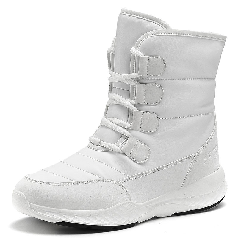 女性スノーブーツ冬暖かい豪華なミッドカーフブーツ女性のための - Women'S Shoes Hike のレビューと価格