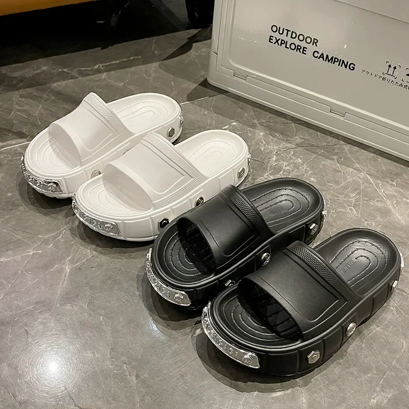 夏のメンズ＆レディーススタイルビーチハーフスリッパ快適で通気 - Women'S Shoes For Flat Feet のレビューと価格