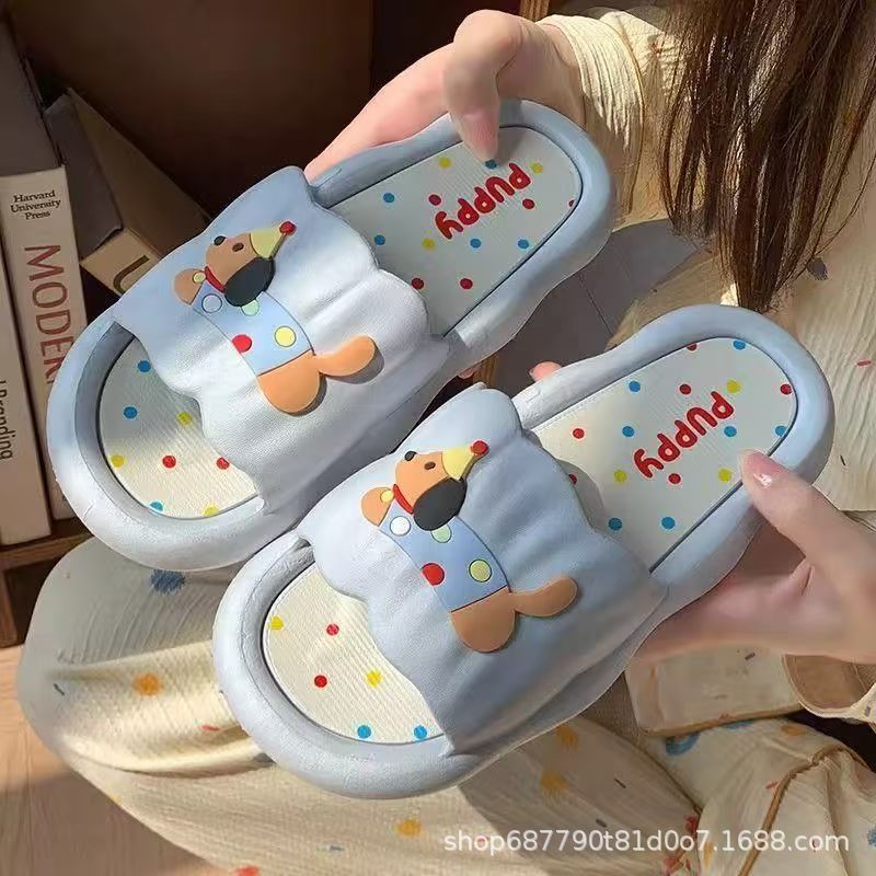 漫画風ホットドッグスリッパ レディース ソフト滑り止め 室内 - Women'S Shoes For Flat Feet のレビューと価格