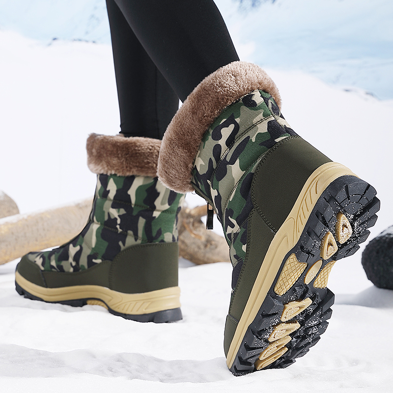 冬の女性のスノーブーツハイトップ防水アンクルブーツレディース - Women'S Shoes Hike のレビューと価格