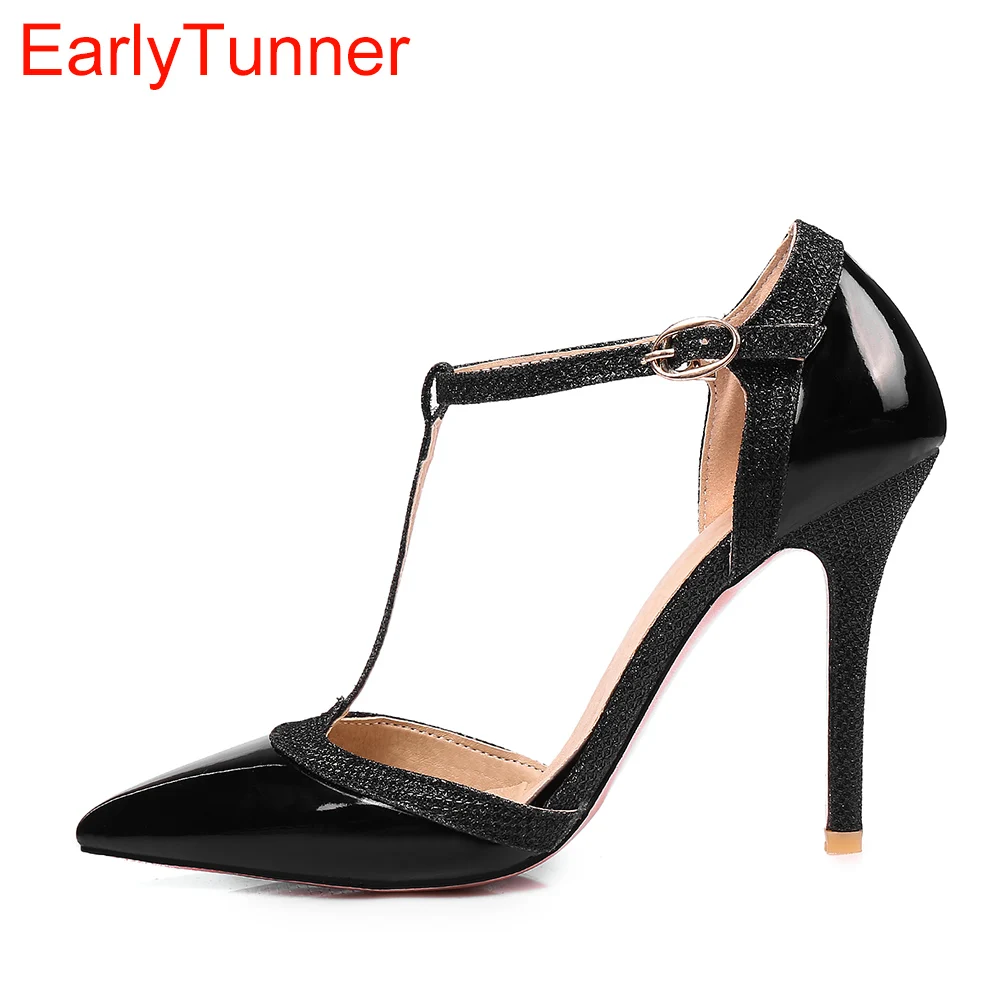 真新しい夏のセクシーな赤いアプリコット黒人女性サンダルハイヒ - Women Shoes Brands のレビューと価格
