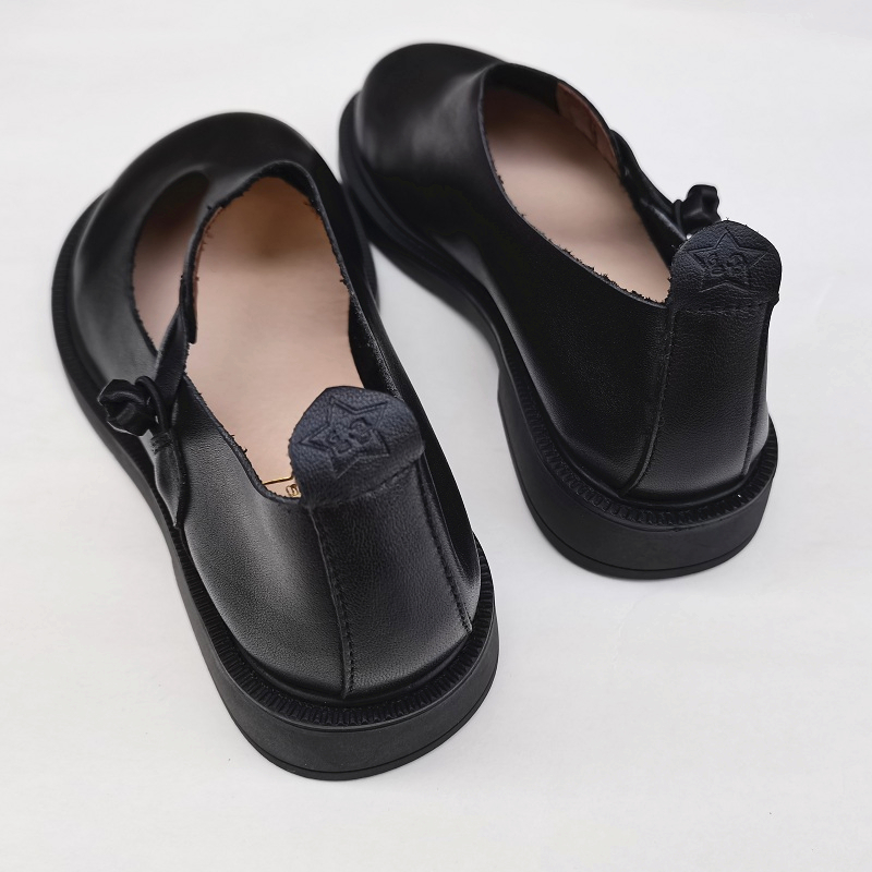 Careaymade-女性のためのレトロな革の靴,丸い頭の女 - Women Shoes Casual のレビューと価格
