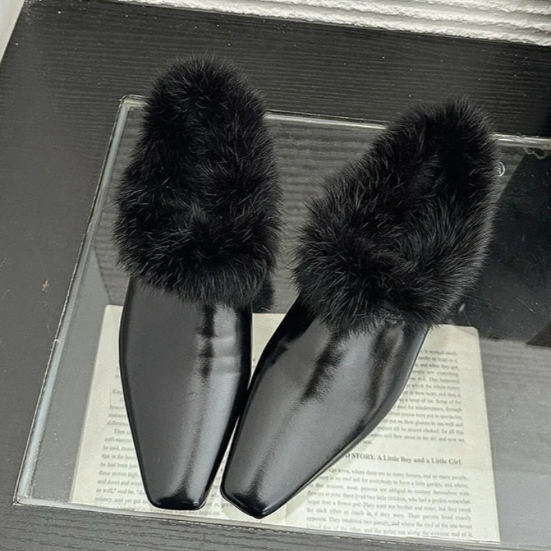 冬用プラッシュデザイナー暖かいフラットシューズ女性ファッショ - Women'S Shoes Non Slip のレビューと価格