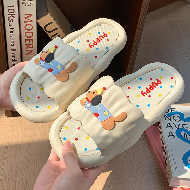 女性用漫画ホットドッグスリッパ - ソフトアンチスライド屋内 - Women'S Shoes For Flat Feet のレビューと価格