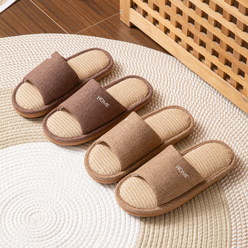 リネンプラットフォーム女性のスリッパハウス 2026 春夏デ - Women'S Shoes For Flat Feet のレビューと価格