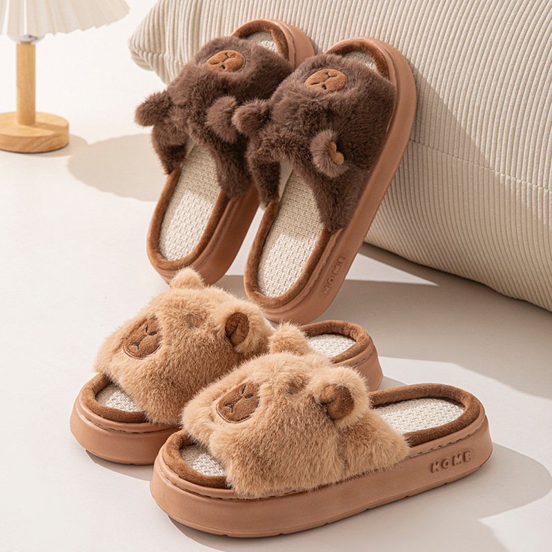 麻漫画女性のスリッパホームフラットカジュアル春夏高級デザイナ - Women'S Shoes For Flat Feet のレビューと価格