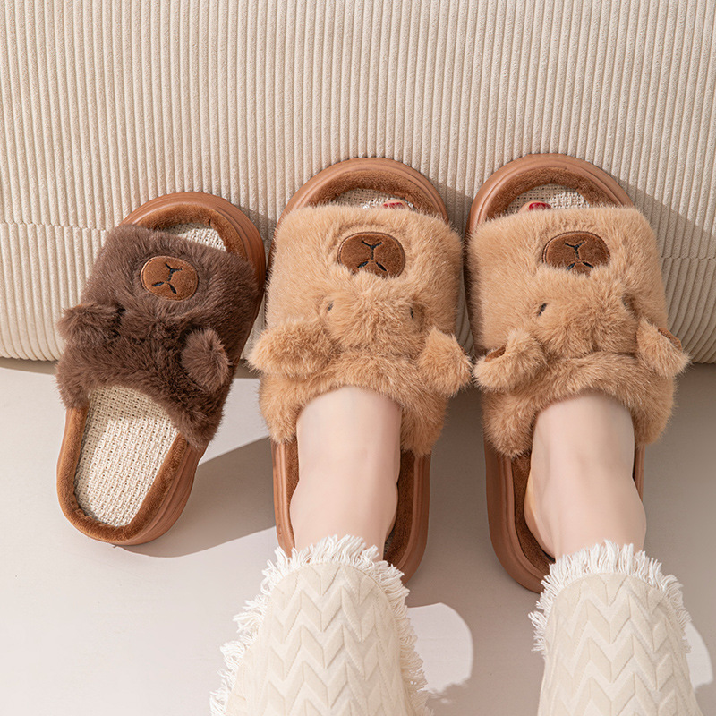 麻漫画女性のスリッパホームフラットカジュアル春夏高級デザイナ - Women'S Shoes For Flat Feet のレビューと価格