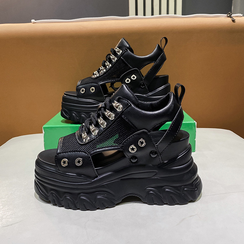 通気性メッシュフラットプラットフォームスポーツハイキングスニ - Women'S Shoes Hike のレビューと価格