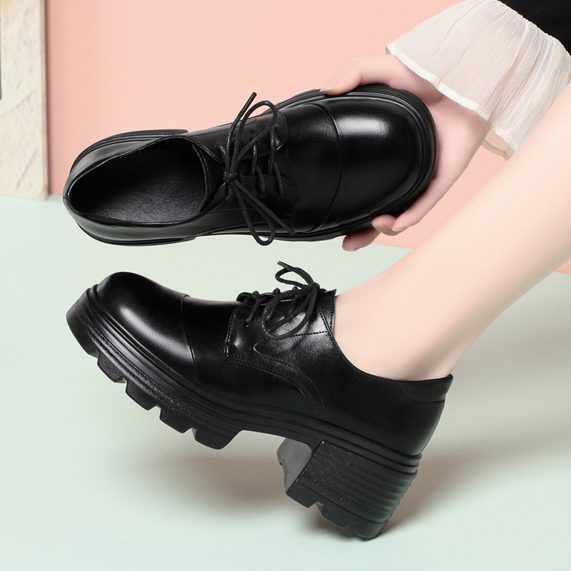 女性のオックスフォードシューズ 2026 新しい春のプラット - Oxford Lace Up Women のレビューと価格