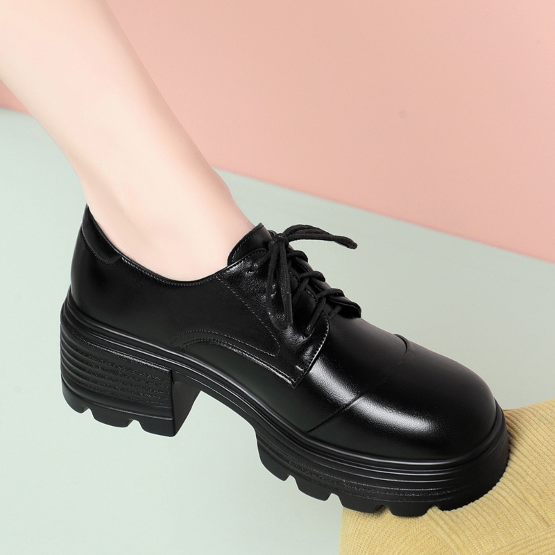 女性のオックスフォードシューズ 2026 新しい春のプラット - Oxford Lace Up Women のレビューと価格