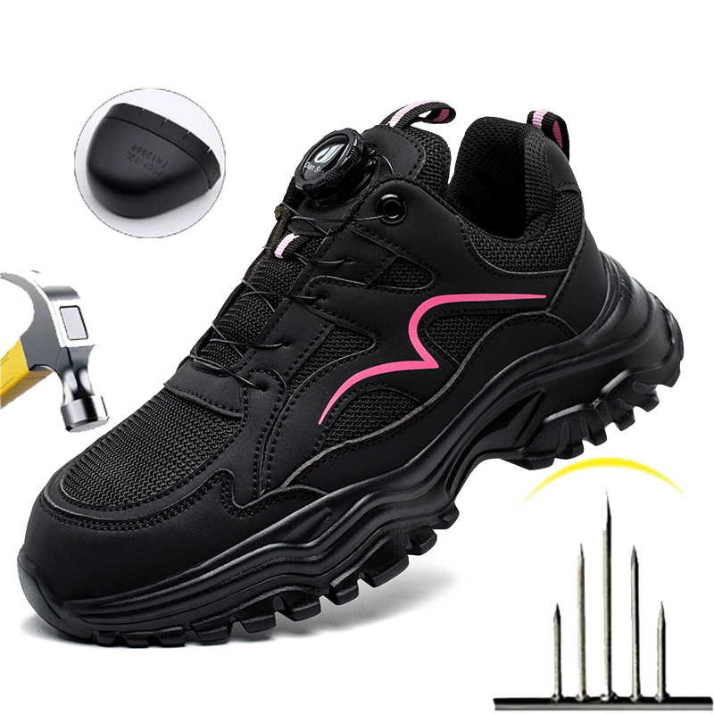 女性用作業靴 スチールトゥシューズ 軽量で壊れにくい安全靴  - Women'S Shoes Hike のレビューと価格